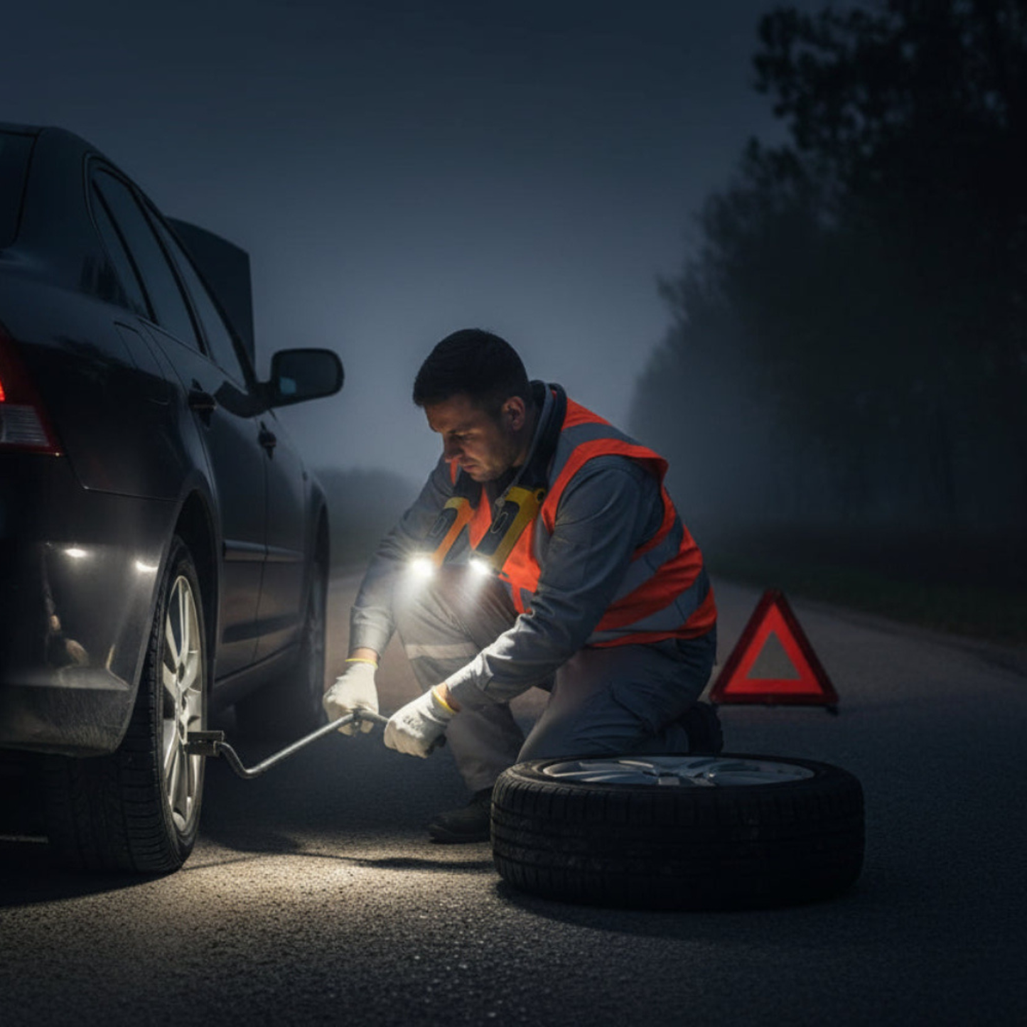 Rechargeable LED Neck Reading Light with Flexible Arms