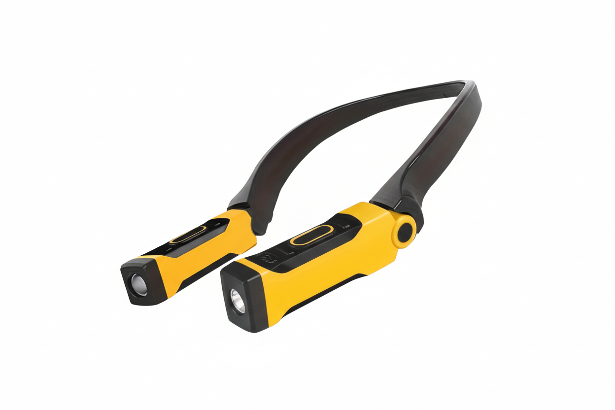 Rechargeable LED Neck Reading Light with Flexible Arms